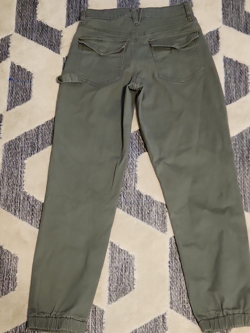 YMI Olive Green Cargo Jogger Pants - Picture 6 of 7